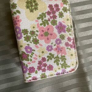 Floral Canvas Wallet